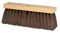 TOUGH GUY 3A325 Push Broom, Brown PP, Street Sweep