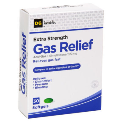DG Health Extra-Strength Gas Relief - 30 ct