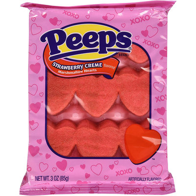 PEEPS® Strawberry Creme Marshmallow Hearts