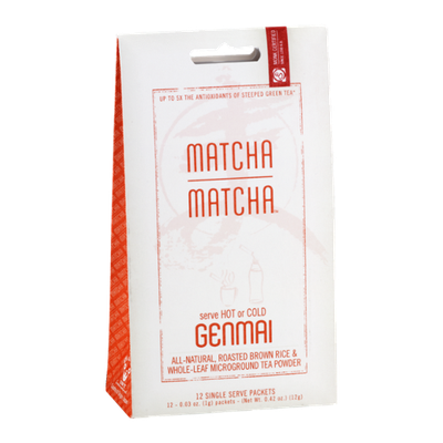Matcha Matcha Tea Powder Genmai All Natural - 12 CT