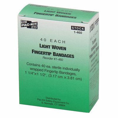 PAC-KIT 1-460G Bandage, Beige, Fabric, Box, PK40