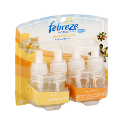 Febreze Noticeables Petal & Pure Dual Pack Refill Oils