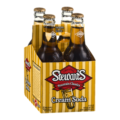Stewart's Fountain Classics Cream Soda - 6 CT
