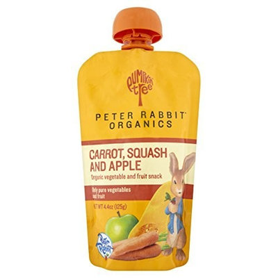 Peter Rabbit Organics, Carrot, Squash and Apple Puree, 4.4-Ounce Pouches (Pack of 10)