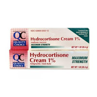 Quality Choice Maximum Strength Hydrocortisone Cream 1% 1 Ounce (28g) , Boxes (Pack of 6)