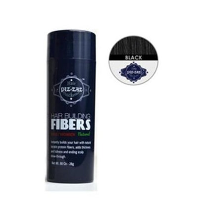 Piz-Zaz PIZ100 Hair Keratin Fiber Black, 0. 98 oz.