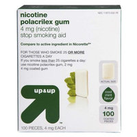 Up & Up Nicotine Polacrilex 4-mg. Gum - Cool Mint (100-pk.)