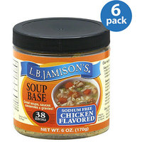 LB Jamison L.B. Jamison's Sodium Free Chicken Flavored Soup Base