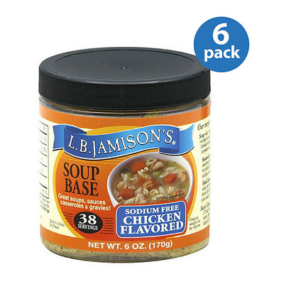 LB Jamison L.B. Jamison's Sodium Free Chicken Flavored Soup Base