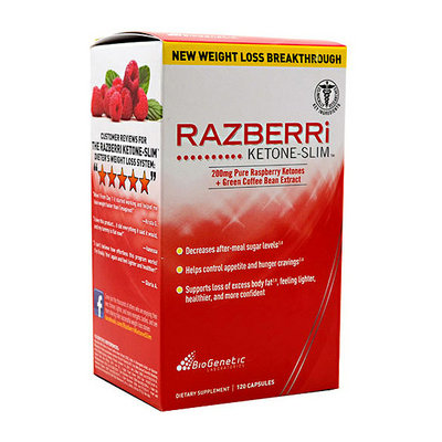 Biogenetic Laboratories RAZBERRi Ketone-Slim Dietary Supplement Capsules