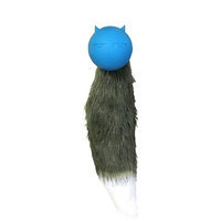 JW Pet Company Cuz Tail Dog Toy, Large (Colors Vary)