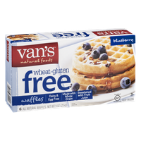 Van's Natural Foods Wheat & Gluten Free Blueberry Waffles - 6 CT