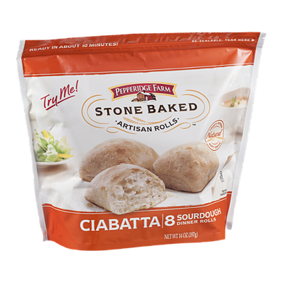 Pepperidge Farm® Stone Baked Artisan Rolls Ciabatta Sourdough