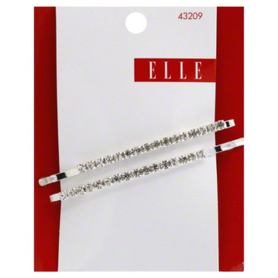 Elle Bobby Pins Large Rhinestone 2 Pack