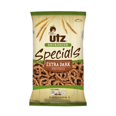 Utz Specials Sourdough Extra Dark Pretzels