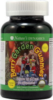 Natures Dynamics BGG 60ct Assrt Gummy Berry Garden Assorted Gummies, 60 Count