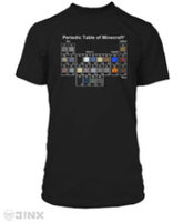 Jinx Minecraft Periodic Table T-Shirt - Xlarge