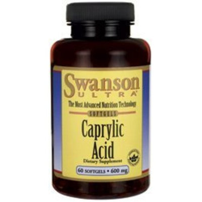 Swanson Ultra Caprylic Acid 600 mg 60 Sgels