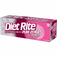 Diet Rite Pure Zero Red Raspberry Soda