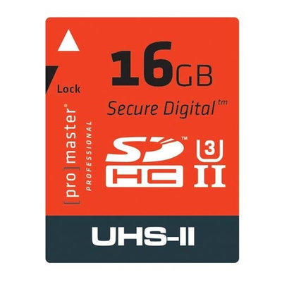 ProMaster 16GB SDHC UHS-II Professional Memory Card