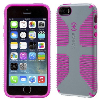 Speck Products Speck CandyShell Grip Cell Phone Case for iPhone 5/5s - Grey/Pink