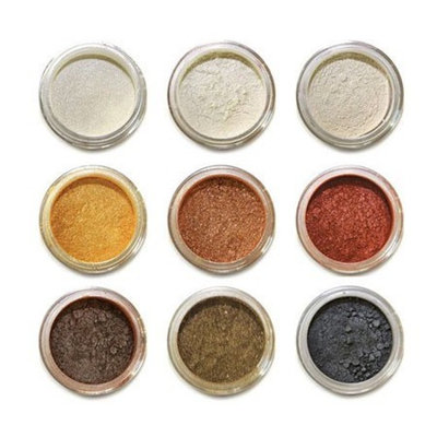 Amore Mio Cosmetics 9-Stack Eye Shadows Set, 02/B, 9-Count