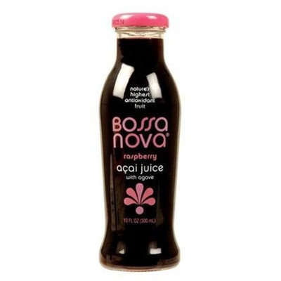 BOSSA NOVA Organic Raspberry Acai Juice, Size: 10 Oz (pack of 8)