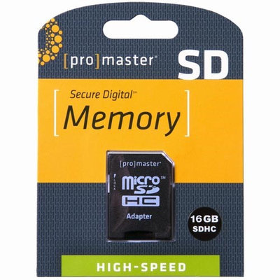 ProMaster 16GB Performance Micro SDHC 660X Memory Card