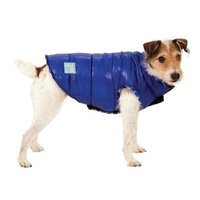 Fashion Pet Blue Reversible Puffy Dog Vest Small