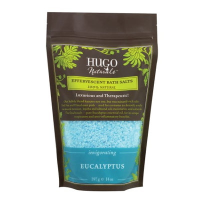Hugo Naturals Effervescent Bath Salts Invigorating Eucalyptus 14 oz