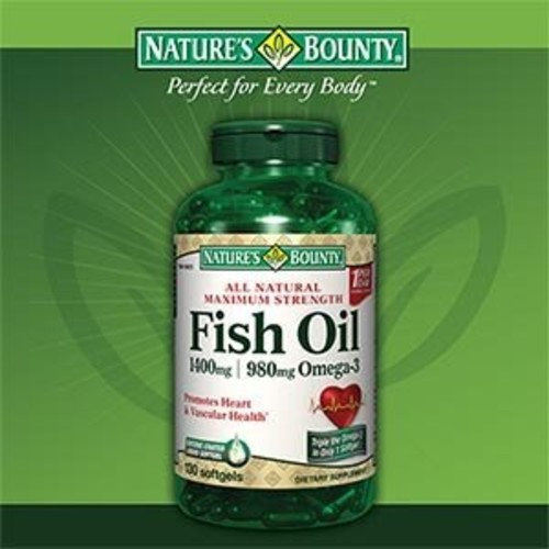 Nature's Bounty Fish Oil 1400 mg 130 Softgels Reviews 2019