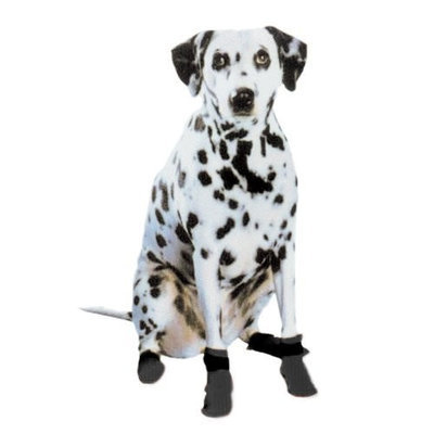 Pedigree Perfections Pedigree Perfection PT-S-BLK Pawtectors Small Paw Boots for Your Pet, Black, Set of 4