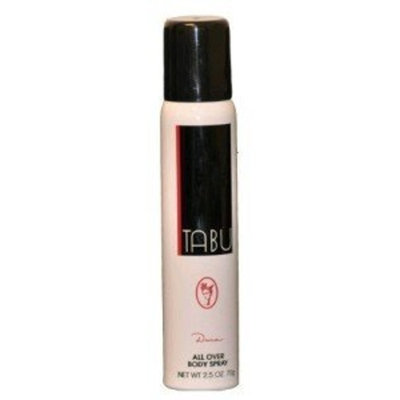 Dana Tabu All Over Body Spray for Women, 2.5 Ounce