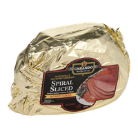 Carando Spiral Sliced Fully Cooked Bone-In Ham Honey Cured