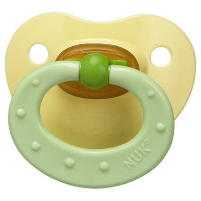 NUK Classic Latex BPA Free Pacifier, 0+ Months, Colors May Vary (Discontinued by Manufacturer)