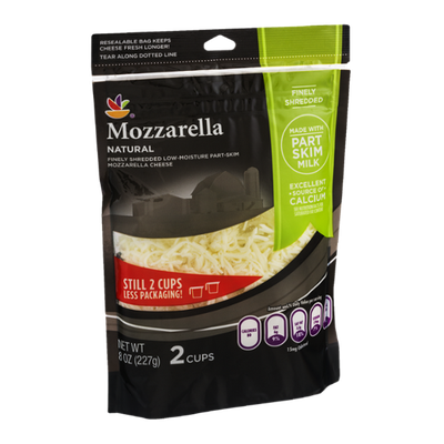 Ahold Mozzarella Part Skim Milk Finely Shredded