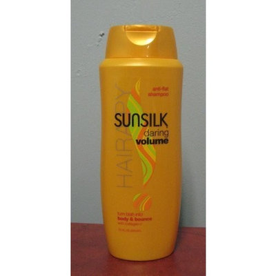 Sunsilk Daring Volume Anti Flat Shampoo with Collagen-C 22 Fl.Oz Each (4 Bottles)
