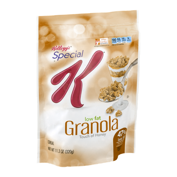 Special K® Kellogg's Low Fat Granola Touch of Honey Reviews 2019