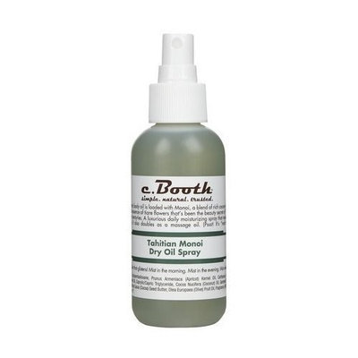 Booth's C. Booth Tahitian Monoi Dry Oil Spray, 4 Fluid Ounce