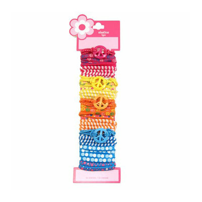 Girls' Peace Sign Elastics