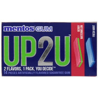 Unknown Mentos UP2U GUM Berry Watermelon/Fresh Mint 12-PACK