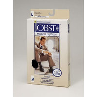 Jobst Men's 30-40 mmHg Closed Toe Knee High Support Sock Size: Medium, Color: Black