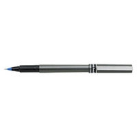 Uniball uni-ball Deluxe Roller Ball Stick Waterproof Pen, Micro- Blue Ink (12