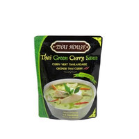 Thai House Green Curry Sauce, 10.58-Ounce Pouches (Pack of 6)