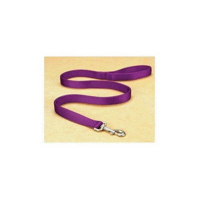 Hamilton Double Thick Nylon Lead with Snap in Hot Purple