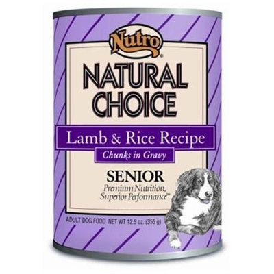 Nutro Products Inc Dog Supplies Natural Choice Senior Lamb & Rice