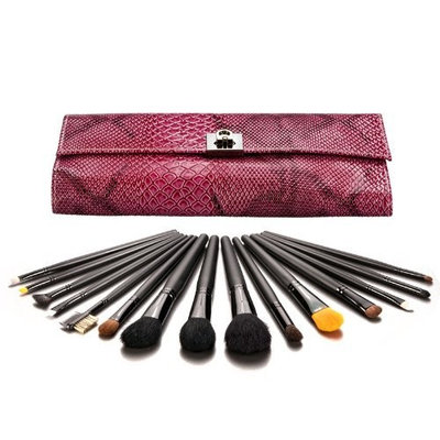 Coastal Scents Deluxe Brush Set, Magenta Reptile