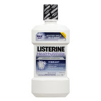 LISTERINE Whitening HealthyWhite Vibrant Anticavity Mouthrinse, Clean Mint, 32 fl oz