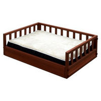 New Age Pet s Indoor/Outdoor Raised Pet Bed - Chestnut (Medium)