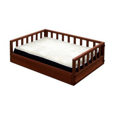 New Age Pet s Indoor/Outdoor Raised Pet Bed - Chestnut (Medium)